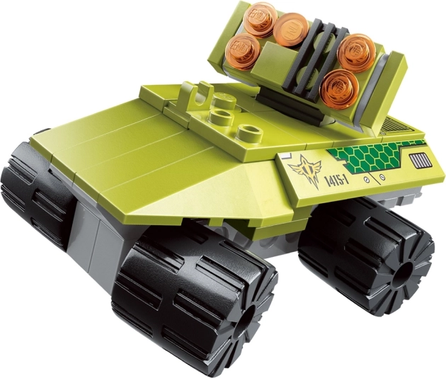 QMAN Thunder Expedition Radarwagen Sky-eye – Minibausatz 81 Teile