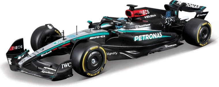 Bburago Bausatz Rennmodell F1 Mercedes‑AMG Petronas W15 2024 George Russell 1:24