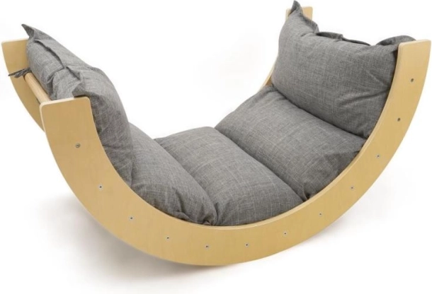 Kletterbogen-Kissen Melange Grau