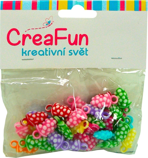 Anhänger-Set Erdbeere – 4 Stk.