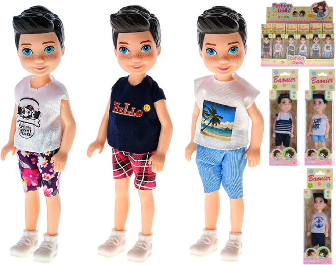 Modepüppchen 14 cm – gelenkige Kunststofffigur für kreatives Spielen