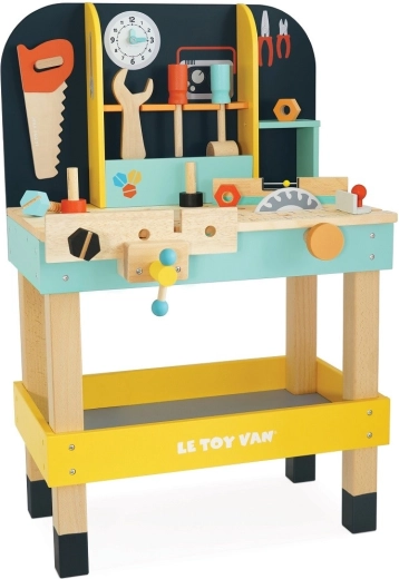 Kinderwerkbank Alexa aus Holz mit Werkzeug von Le Toy Van