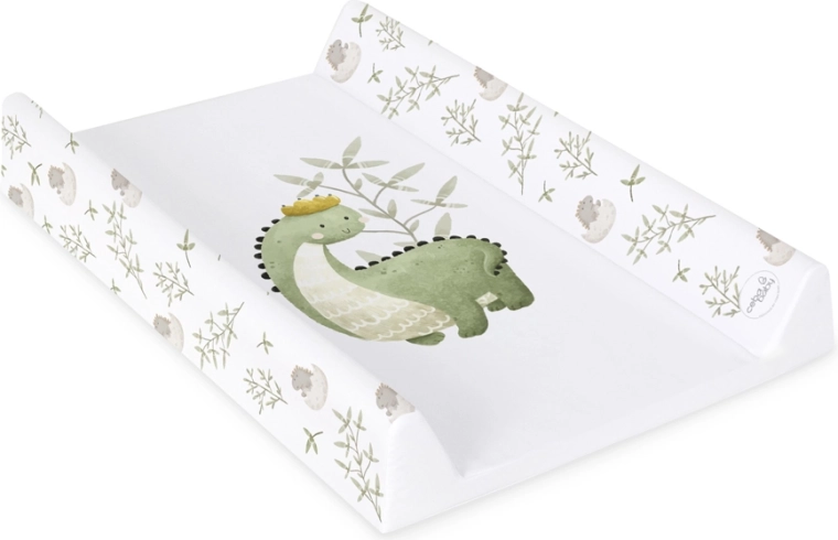 Ceba Baby feste Wickelauflage für Kinderbett Ultra Light Dino King 50 × 70 cm