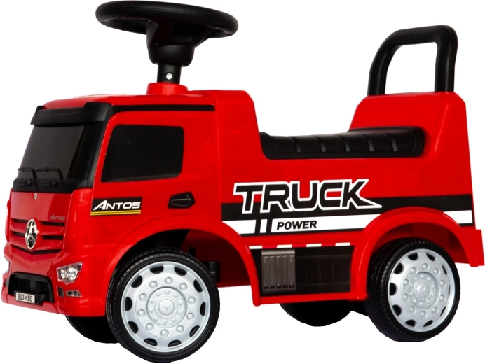 Mercedes‑Benz Antos Kinder-Rutschauto Truck mit Sound und Licht, rot