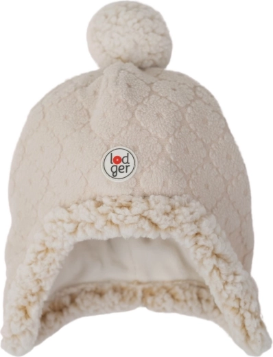 Lodger Fleece-Mütze Hatter Folklore Fleece Birch (3–6 Monate) – 1 Stück