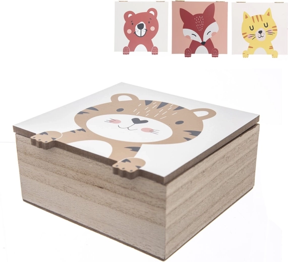 Kinder-Snackbox aus Kunststoff 15 × 15 × 7 cm (Motivmix)