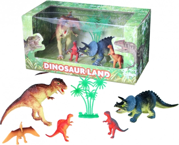 Dinosaurier-Set 5–13 cm in der Schachtel