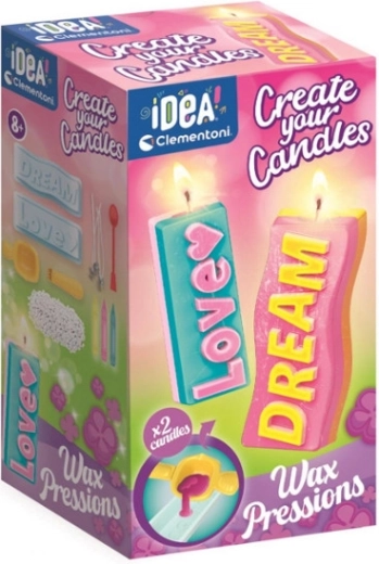 Mini-Kerzenfabrik Botschaften – kreatives Set