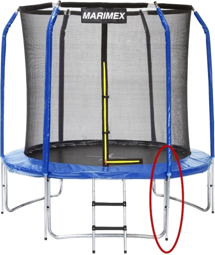 Marimex Ersatz-Unterpfosten des Sicherheitsnetzes für Trampolin 366 cm