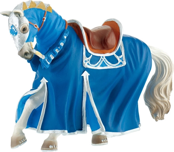 Bullyland Turnierpferd blau Figur