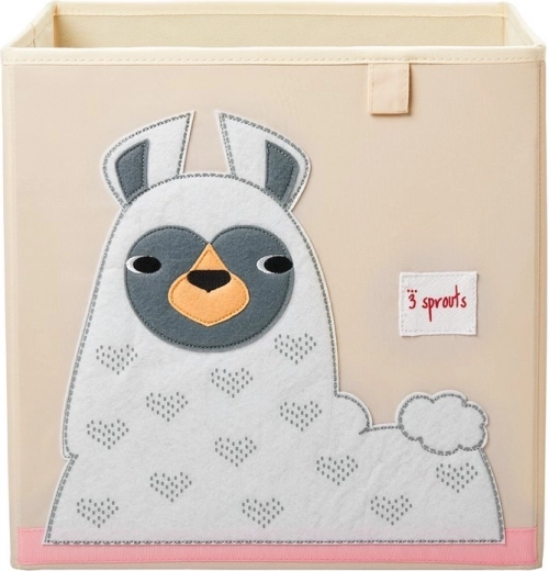 3 Sprouts Aufbewahrungsbox Llama White