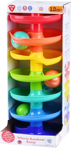Playgo spiralförmige Regenbogen-Rampe – 1 Stück