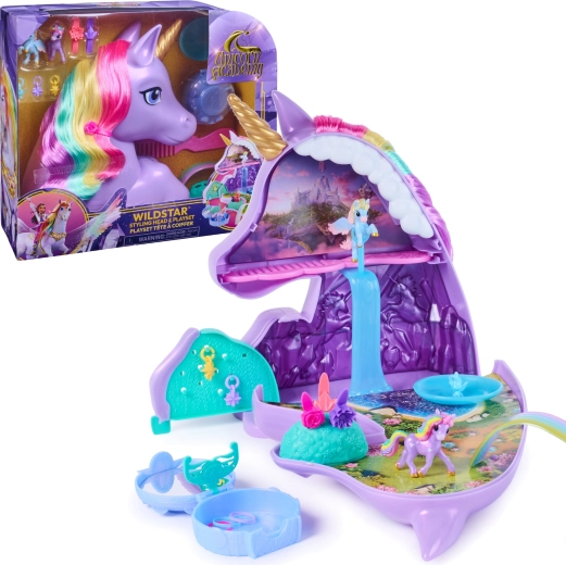 Unicorn Academy Wildstar – Frisierkopf und Spielset 2 in 1
