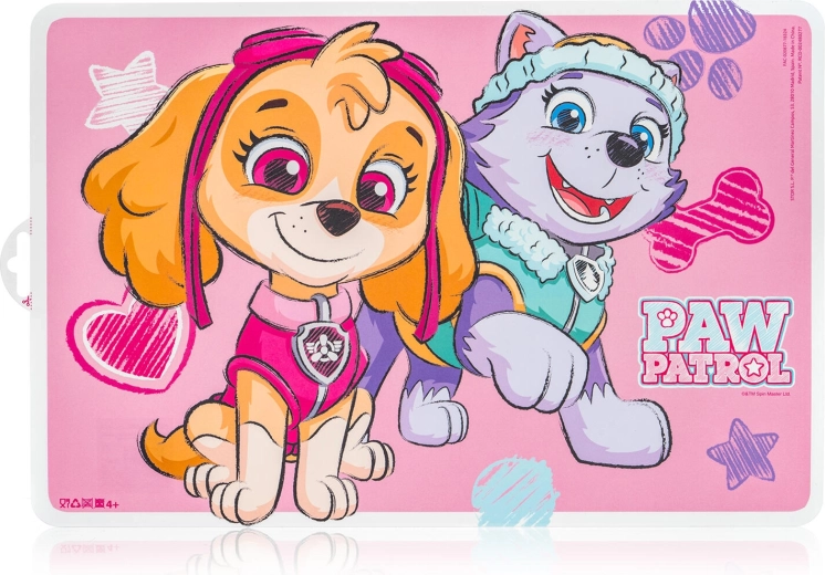 Kunststoff-Kinderplatzset PAW PATROL Girl 43 × 28 cm
