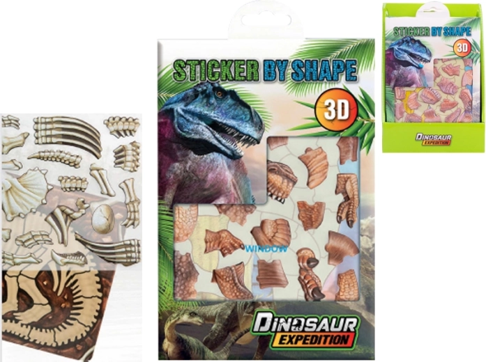 3D-Aufkleber Dinosaurier – realistische Sticker für Kinder