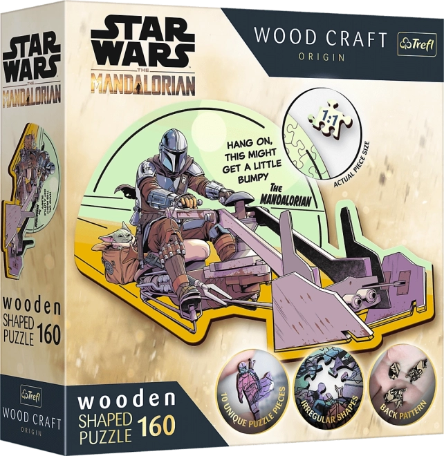 Holzpuzzle Star Wars: The Mandalorian – 160 Teile