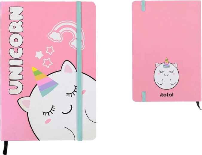 Notizbuch A5 mit Einhorn im Hardcover