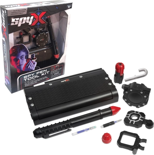 SpyX Spionageset mit Multifunktionsstift für Kinder