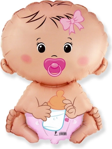 Folienballon Baby Mädchen