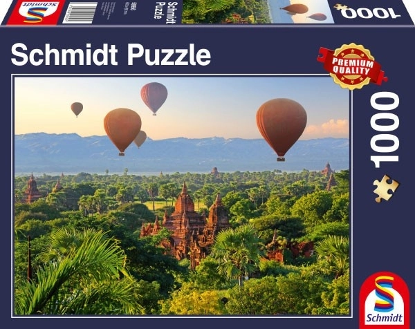 Puzzle Heißluftballons über Mandalay 1000 Teile