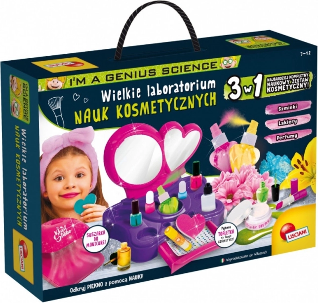 Wissenschaftsset Ich bin ein Genie Großes Labor kosmetischer Wissenschaften