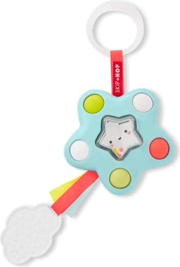 Spielzeug am C-Ring Pop Star mit Rassel und Beißring SKIP HOP
