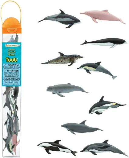 Safari Ltd. Tube mit Delfinfiguren (10 Stk.)