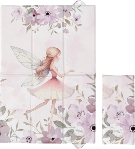 Ceba Baby Reise-Wickelunterlage Basic Meadow Fairy 60 × 40 cm