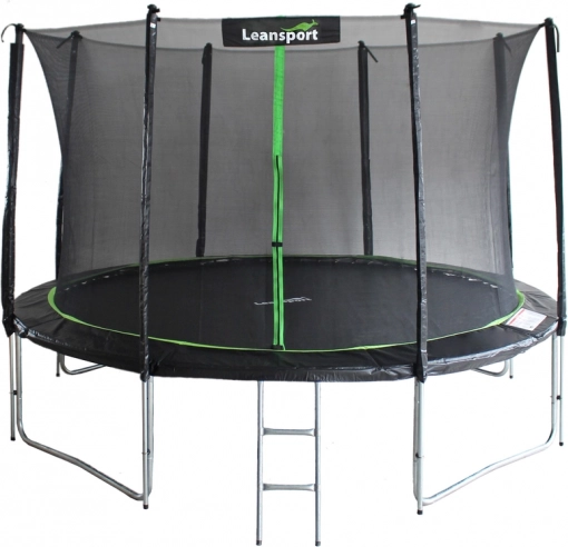 Gartentrampolin LEAN SPORT PRO 14 ft (426 cm) mit Netz und Leiter