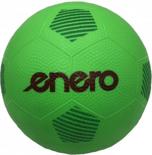 Gummi-Fußball Enero 22 cm grün