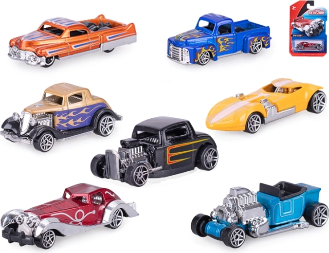 Metall-Rennauto 8 cm mit Freilauf