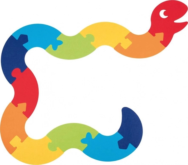 Boden-Konturpuzzle Schlange XXL