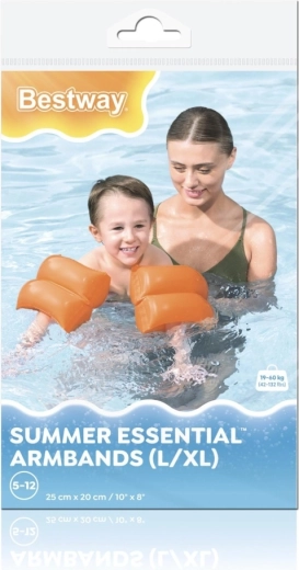 Aufblasbare Schwimmflügel für Kinder BESTWAY, orange 25 × 20 cm