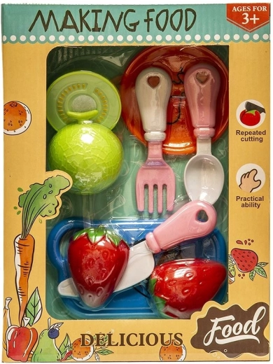 Kleines Obst-Schneideset mit Zubehör – 1 Stück
