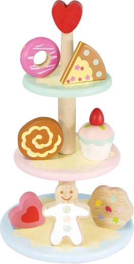 Le Toy Van Holz-Etagere mit Süßigkeiten, 3-stöckig