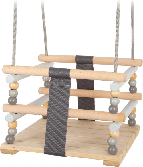 Holzschaukel für Kinder im skandinavischen Stil
