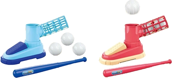 Baseball-Set mit Abschussgerät für Kinder – Schläger, Bälle und Pitching-Maschine