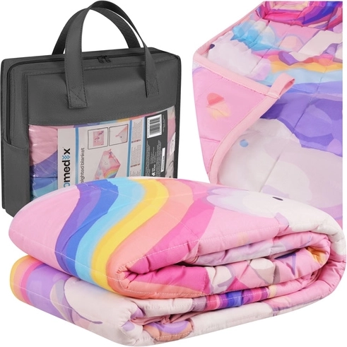 Gewichtsdecke für Kinder Isomedix rosa 100 × 150 cm, 3 kg