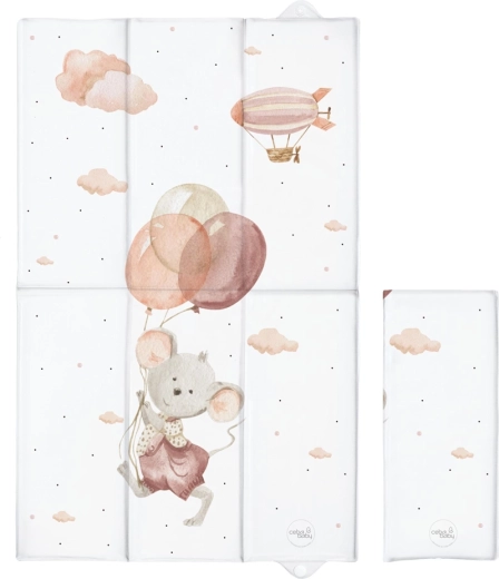 Ceba baby Reise-Wickelunterlage Basic Mouse 60 × 40 cm