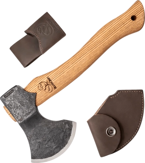 BeaverCraft AX3 Bushcraft-Axt zum Spalten und für Zimmermannsarbeiten