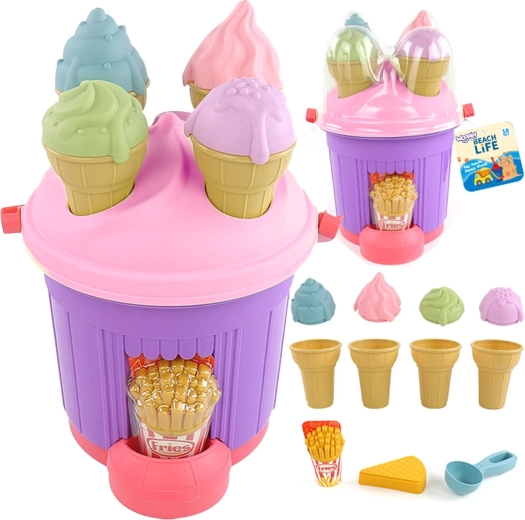 Woopie Sandspiel-Set Eis – Eimer und Förmchen