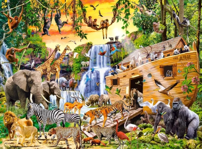 Puzzle mit 3000 Teilen – Tiere der Arche Noah