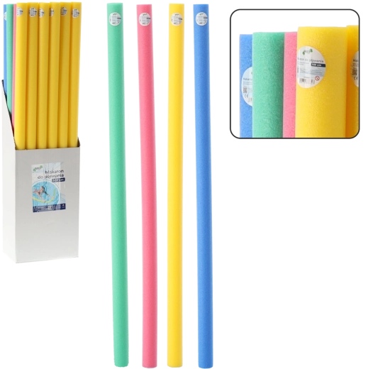 Schwimmnudel aus Schaum 160 cm – Farbmix
