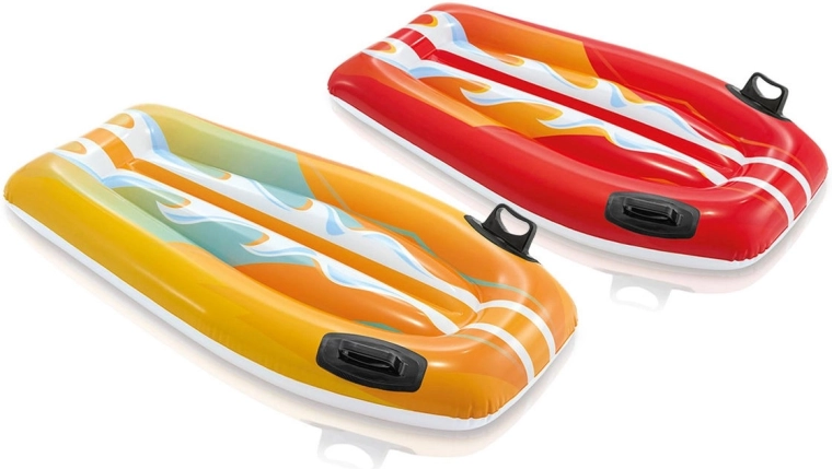 Aufblasbares Schwimmbrett 112 × 62 cm Intex – rot