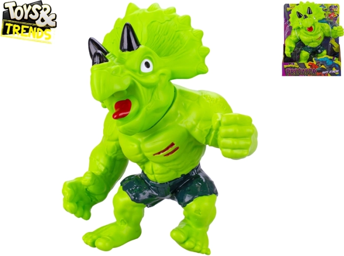 Dehnbarer Triceratops Brainboooom 24 cm Antistress-Spielzeug