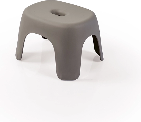 Rutschfester Kinderhocker Step Up, grau, 31 × 20 × 25 cm