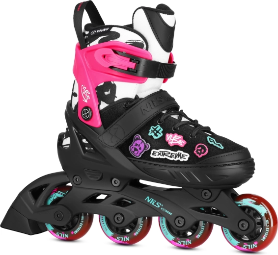 Inlineskates Nils Extreme Vibe rosa – XS (29–32)