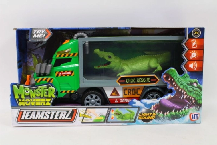 Teamsterz Monster Moverz Lkw mit Krokodil – Licht und Sound