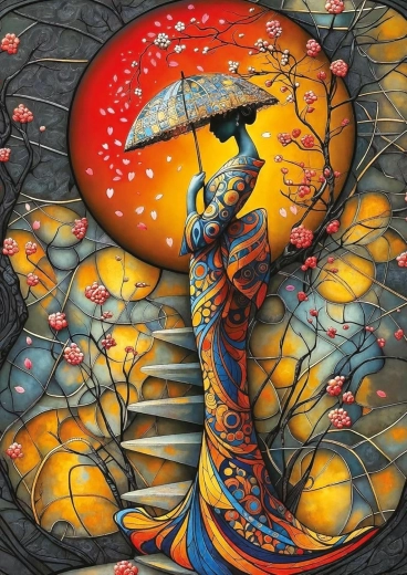 Puzzle Kirschblütenregen 1000 Teile ART PUZZLE