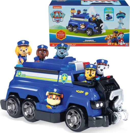 PAW Patrol großer Polizeiwagen Chase mit 6 Figuren